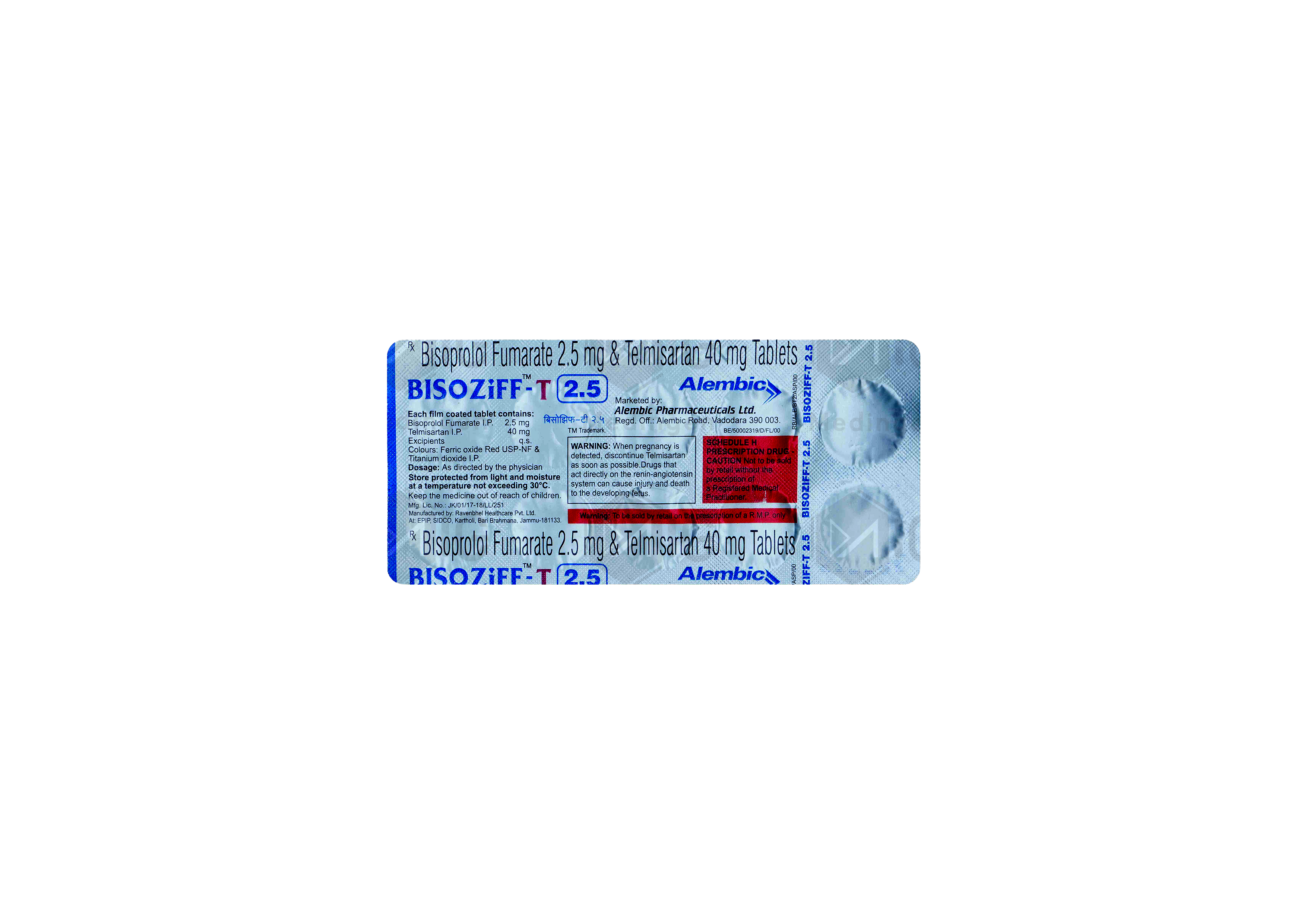 BISOZIFF T 2.5MG